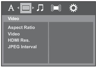 TOSHIBA SD5010KE - Using the Video setup menu - 1
