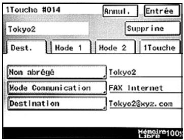 KONICA MINOLTA BIZHUB C224 - BIZHUB C224E - Changer ou effacer un bouton 1-touche - 2