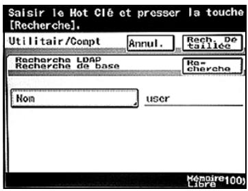 KONICA MINOLTA BIZHUB C224 - BIZHUB C224E - Pour enregistrer les informations de destination sous les boutons 1-touche - 5