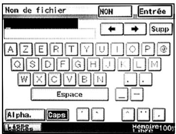 KONICA MINOLTA BIZHUB C224  -  BIZHUB C224E - Tapez le nom de fichier, et appuyez sur [entrée]. - 1