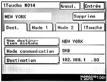 KONICA MINOLTA BIZHUB C224 - BIZHUB C224E - Pour programmer un bouton 1-touche - 13