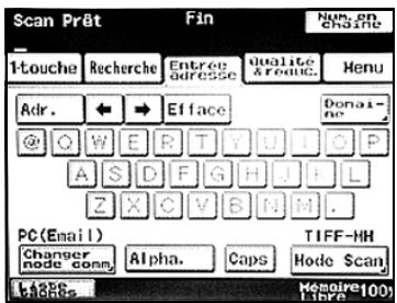 KONICA MINOLTA BIZHUB C224 - BIZHUB C224E - Pour entrer une adresse - 2