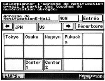 KONICA MINOLTA BIZHUB C224 - BIZHUB C224E - Spécifier la destination de l'e-mail de notification - 3