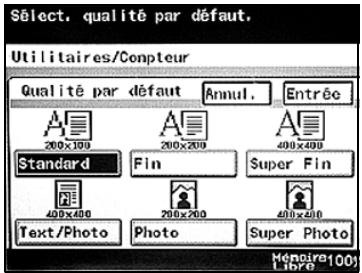 KONICA MINOLTA BIZHUB C224 - BIZHUB C224E - Spécifier les paramètres qualité/mode - 3