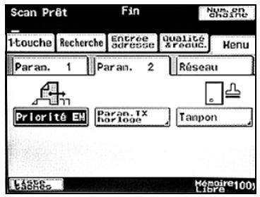 KONICA MINOLTA BIZHUB C224 - BIZHUB C224E - Spécifier la priorité d'émission - 1