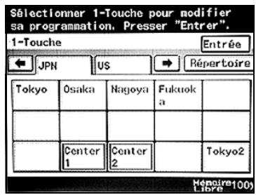 KONICA MINOLTA BIZHUB C224 - BIZHUB C224E - Changer ou effacer un bouton 1-touche - 1