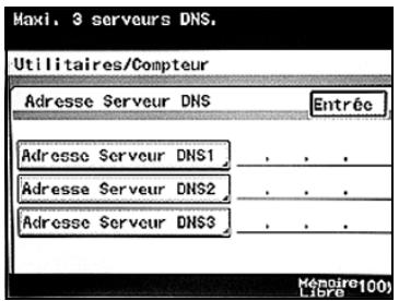 KONICA MINOLTA BIZHUB C224 - BIZHUB C224E - Adresse serveur DNS - 1