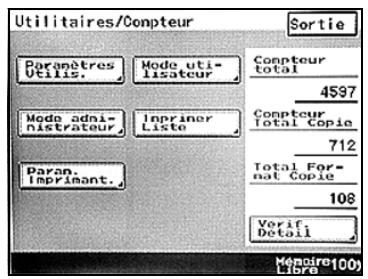 KONICA MINOLTA BIZHUB C224 - BIZHUB C224E - Pour spécifier les paramètres réseau de départ. - 1
