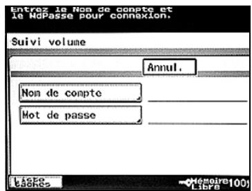KONICA MINOLTA BIZHUB C224 - BIZHUB C224E - Si les réglages authentication groupe ont été spécifiés - 1