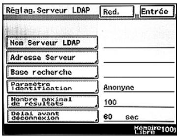KONICA MINOLTA BIZHUB C224 - BIZHUB C224E - Pour spécifier les réglages du serveur LDAP - 3