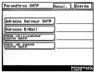 KONICA MINOLTA BIZHUB C224 - BIZHUB C224E - Nom utilisateur AUTH SMTP - 1