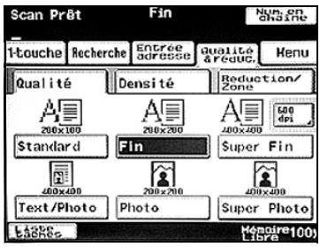 KONICA MINOLTA BIZHUB C224 - BIZHUB C224E - Pour spécifier la qualité de la numérisation - 2