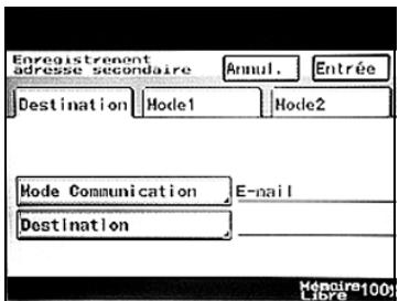 KONICA MINOLTA BIZHUB C224 - BIZHUB C224E - Enregistrer/effacer une adresse secondaire - 3