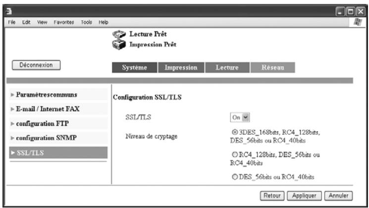KONICA MINOLTA BIZHUB C224 - BIZHUB C224E - Spécifier la configuration ssl/tls - 3