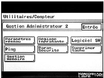 KONICA MINOLTA BIZHUB C224 - BIZHUB C224E - Pour spécifier un paramètre de commutation logicielle - 1