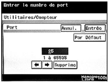 KONICA MINOLTA BIZHUB C224 - BIZHUB C224E - Adresse du serveur SMTP - 4