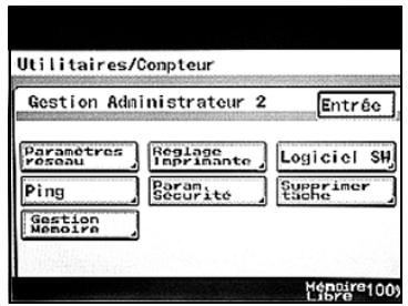 KONICA MINOLTA BIZHUB C224 - BIZHUB C224E - Pour spécifier les paramètres réseau de départ. - 4
