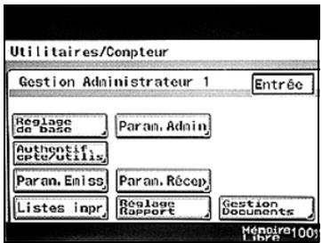 KONICA MINOLTA BIZHUB C224 - BIZHUB C224E - Spécifier les paramètres du rapport emission - 1