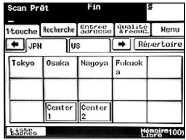 KONICA MINOLTA BIZHUB C224 - BIZHUB C224E - Saisir le numéro d'un bouton 1-touche - 4