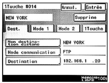 KONICA MINOLTA BIZHUB C224 - BIZHUB C224E - Pour programmer un bouton 1-touche - 14