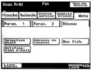 KONICA MINOLTA BIZHUB C224  -  BIZHUB C224E - Appuyez sur [réseau], puis [nom fich.] - 1