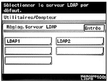 KONICA MINOLTA BIZHUB C224 - BIZHUB C224E - Pour spécifier les réglages du serveur LDAP - 2