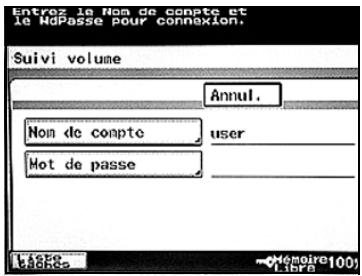KONICA MINOLTA BIZHUB C224 - BIZHUB C224E - Si les réglages authentication groupe ont été spécifiés - 2