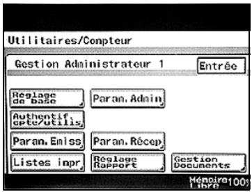 KONICA MINOLTA BIZHUB C224 - BIZHUB C224E - Spécifier la période d'impression des documents reçus (paramètres réception) - 2
