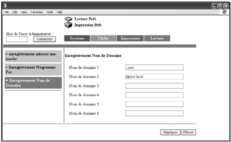 KONICA MINOLTA BIZHUB C224 - BIZHUB C224E - Pour enregistrer des noms de domaine - 1