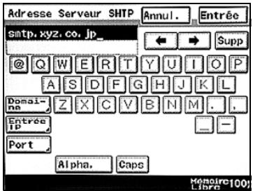 KONICA MINOLTA BUSINESS HUB 282 & BIZHUB 282 - Adresse du serveur SMTP - 3