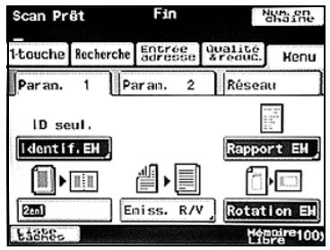 KONICA MINOLTA BUSINESS HUB 282 & BIZHUB 282 - Pour spécifier les conditions d'impression du rapport d'émission - 2