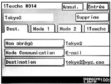 KONICA MINOLTA BUSINESS HUB 282 & BIZHUB 282 - Changer ou effacer un bouton 1-touche - 2