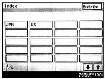 KONICA MINOLTA BUSINESS HUB 282 & BIZHUB 282 - Pour nommer un index - 2