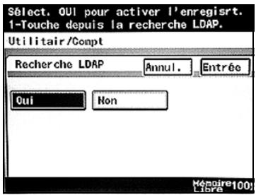 KONICA MINOLTA BUSINESS HUB 282 & BIZHUB 282 - Pour enregistrer les informations de destination sous les boutons 1-touche - 2