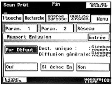KONICA MINOLTA BUSINESS HUB 282 & BIZHUB 282 - Pour spécifier les conditions d'impression du rapport d'émission - 3
