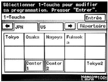 KONICA MINOLTA BUSINESS HUB 282 & BIZHUB 282 - Changer ou effacer un bouton 1-touche - 1