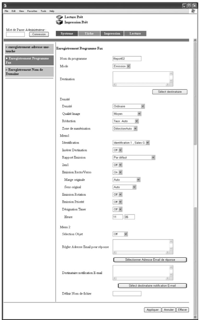 KONICA MINOLTA BUSINESS HUB 282 & BIZHUB 282 - Enregistrement des programmes fax - 2