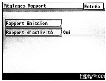 KONICA MINOLTA BUSINESS HUB 282 & BIZHUB 282 - Spécifier les paramètres du rapport d'activité - 2