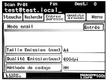 KONICA MINOLTA BUSINESS HUB 282 & BIZHUB 282 - Pour entrer une adresse - 5