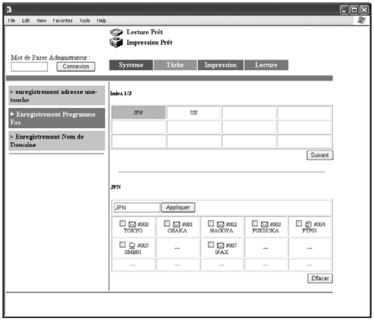 KONICA MINOLTA BUSINESS HUB 282 & BIZHUB 282 - Enregistrement des programmes fax - 1