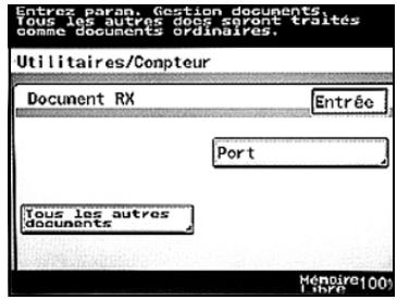 KONICA MINOLTA BUSINESS HUB 282 & BIZHUB 282 - Pour spécifier la méthode de traitement des documents reçus - 3