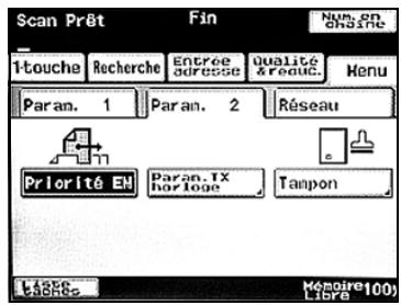 KONICA MINOLTA BUSINESS HUB 282 & BIZHUB 282 - Spécifier la priorité d'émission - 1