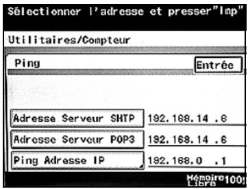 KONICA MINOLTA BUSINESS HUB 282 & BIZHUB 282 - Pour contrôler la connexion réseau - 2