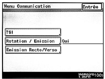 KONICA MINOLTA BUSINESS HUB 282 & BIZHUB 282 - Spécifier le menu communication - 7