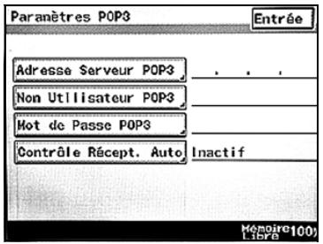KONICA MINOLTA BUSINESS HUB 282 & BIZHUB 282 - Adresse serveur POP3 - 1