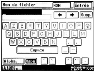 KONICA MINOLTA BUSINESS HUB 282 & BIZHUB 282 - Tapez le nom de fichier, et appuyez sur [entrée]. - 1