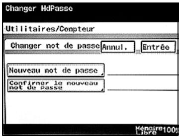 KONICA MINOLTA BUSINESS HUB 282 & BIZHUB 282 - Pour spécifier le paramètre memory lock password - 4