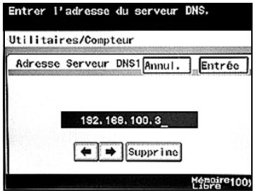 KONICA MINOLTA BUSINESS HUB 282 & BIZHUB 282 - Adresse serveur DNS - 2