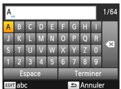 CANON CP1000 - Saisie d'informations - 1