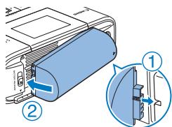 CANON CP 1000 - Fixation de la batterie - 2